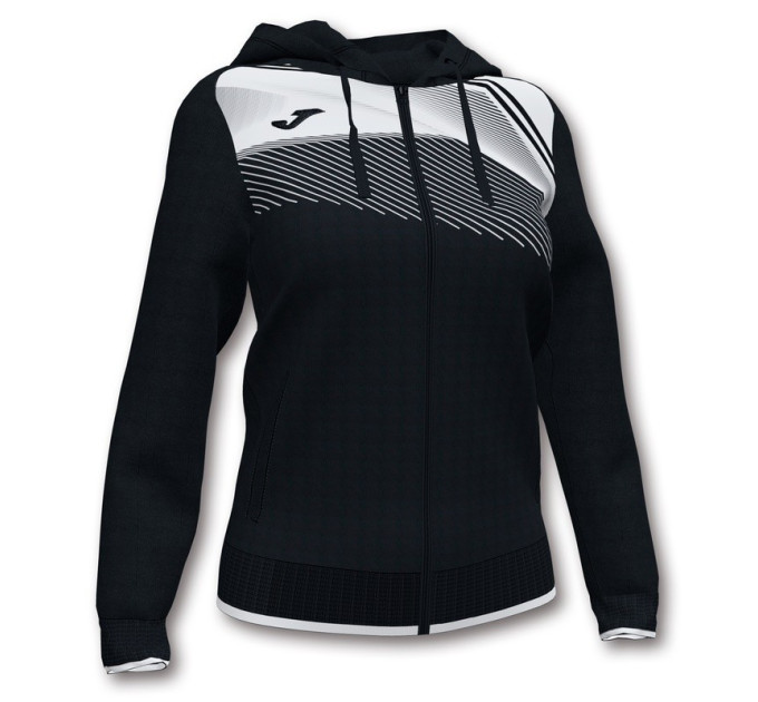 Жіноча спортивна кофта Joma SUPERNOVA II HOODIE JACKET чорний,білий M 901067.102 M