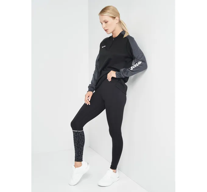 Жіноча спортивна кофта Joma Eco Championship Чорний, Сірий L (901692.110)