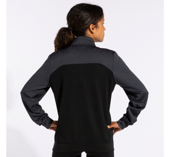 Жіноча спортивна кофта Joma WINNER II FULL ZIP SWEATSHIRT темно-сірий L 901679.151 L
