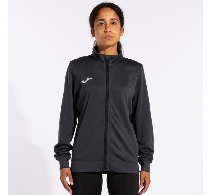 Жіноча спортивна кофта Joma WINNER II FULL ZIP SWEATSHIRT темно-сірий L 901679.151 L