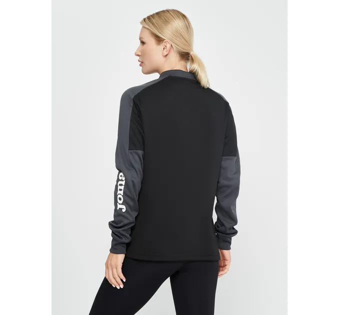 Жіноча спортивна кофта Joma Eco Championship Чорний, Сірий M (901692.110)