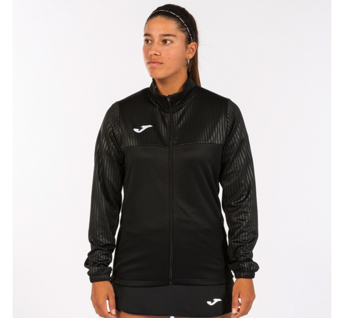 Жіноча спортивна кофта Joma MONTREAL FULL ZIP SWEATSHIRT чорний S 901645.100 S