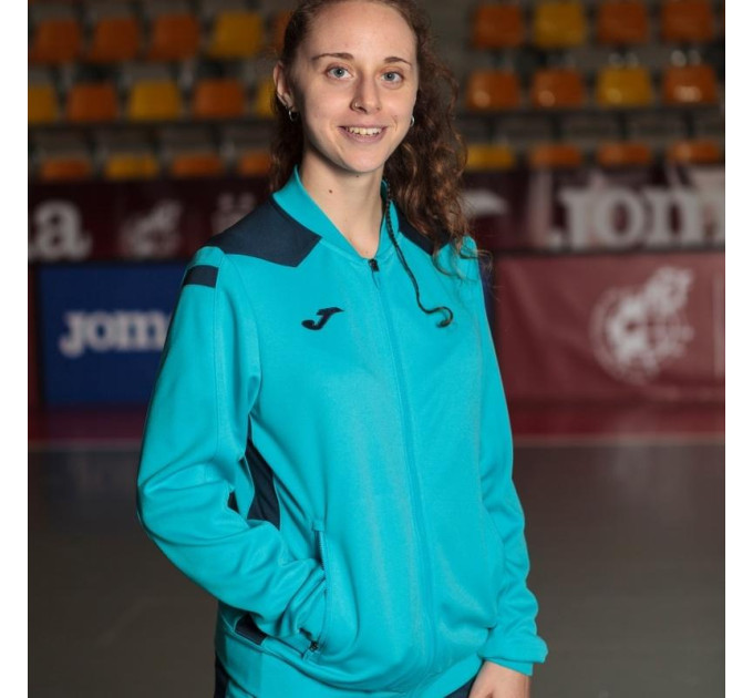 Жіноча спортивна кофта Joma CHAMPION VI бірюзовий S 901267.013 S
