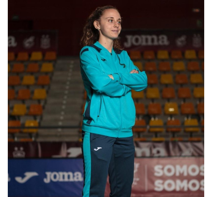 Жіноча спортивна кофта Joma CHAMPION VI бірюзовий S 901267.013 S