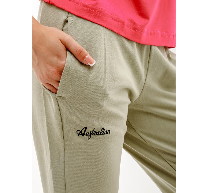 Жіночий Костюм AUSTRALIAN GOLD TAPE ELASTIC FLEECE TRACKSUIT Бежевий 2XL (7dLSDTU0073-515 2XL)