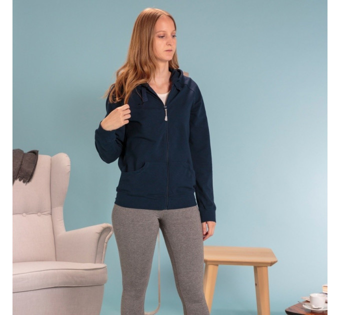 Жіноча спортивна кофта Joma CORINTO HOODIE JACKET темно-синій XS 901134.331 XS