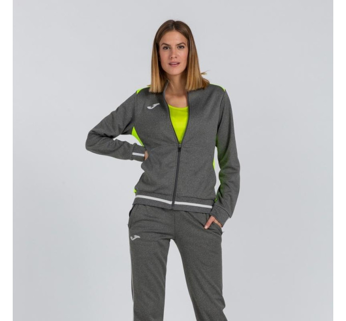 Жіноча спортивна кофта Joma CAMPUS II сірий,жовтий XXS 900243.159 XXS