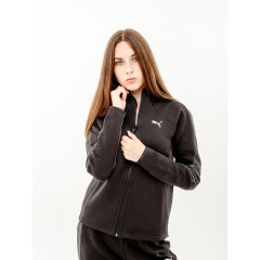 Жіноча Кофта Puma EVOSTRIPE Full-Zip Hoodie Чорний XS (7d67607301 XS)
