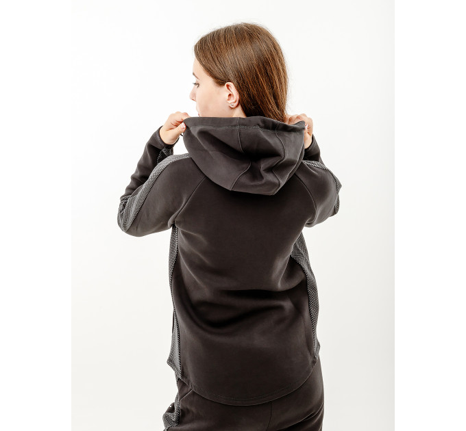 Жіноча Кофта Puma EVOSTRIPE Full-Zip Hoodie Чорний XS (7d67607301 XS)