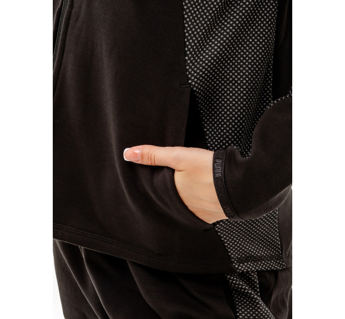Жіноча Кофта Puma EVOSTRIPE Full-Zip Hoodie Чорний XS (7d67607301 XS)