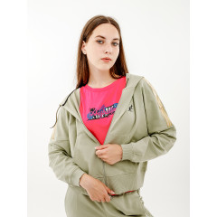 Жіночий Костюм AUSTRALIAN GOLD TAPE ELASTIC FLEECE TRACKSUIT Бежевий M (7dLSDTU0073-515 M)