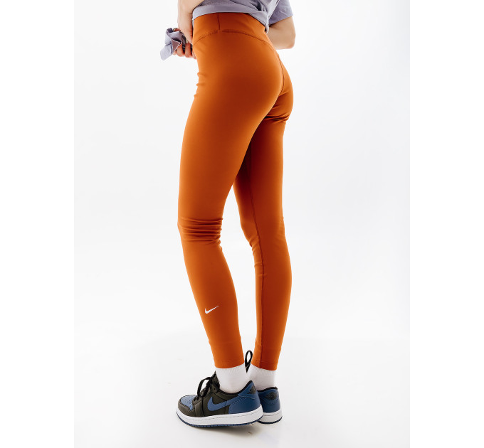 Жіночі Легінси Nike W NK ONE DF MR TGT Помаранчевий S (7dDD0252-246 S)