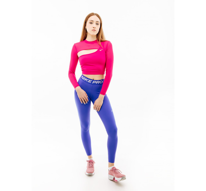 Жіночі Легінси Nike DF MR TIGHT NVT Блакитний M (7dFB5687-413 M)