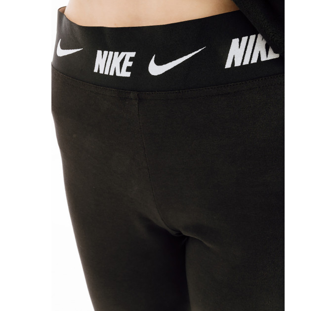 Жіночі Легінси Nike CLUB HW LGGNG Чорний M (7dDM4651-010 M)