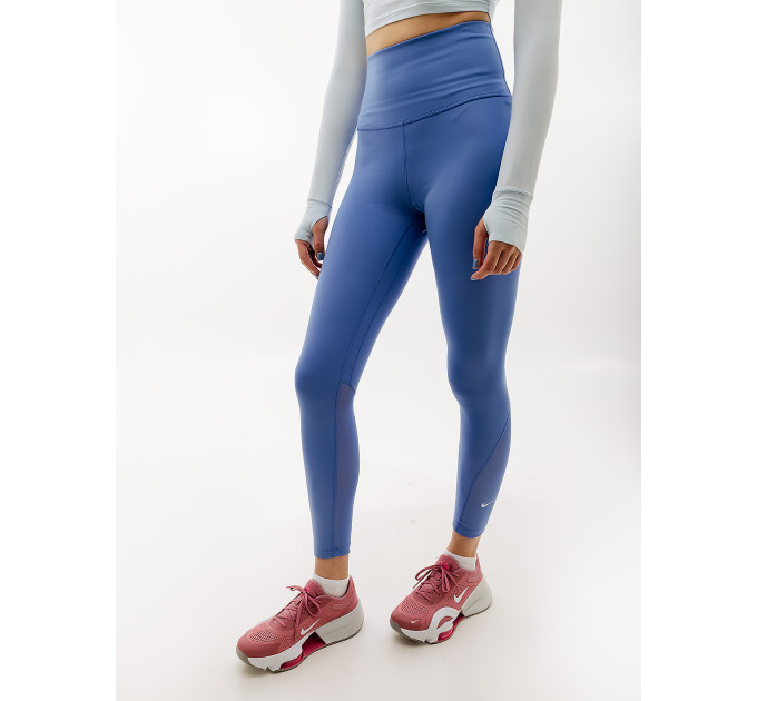 Жіночі Легінси Nike ONE DF HR 7/8 TIGHT Блакитний S (7dDV9020-450 S)
