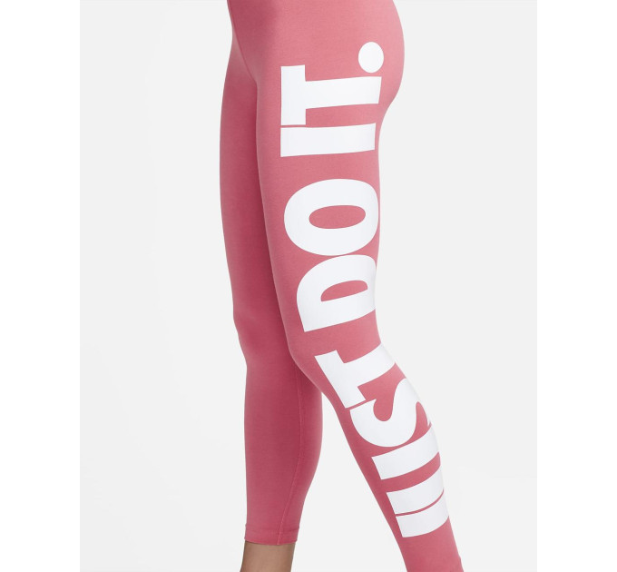 Жіночі Легінси Nike Sportswear Essential Women's High-Rise Рожевий XS (7dCZ8534-622 XS)