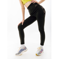 Жіночі Легінси Nike W NK ONE DF HR 7/8 TIGHT NVLTY Чорний L (7dDX0006-010 L)