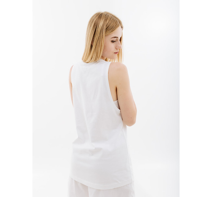 Жіноча Майка Nike W NSW TANK MSCL FUTURA NEW Білий XS (7dCW2206-100 XS)