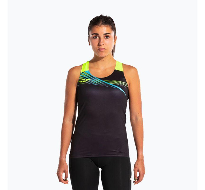 Жіноча майка Joma ELITE X Чорний Жовтий XL (901812.121 XL)