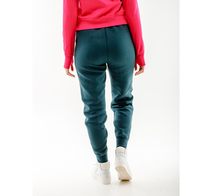 Жіночі Штани Nike NS TCH FLC MR JGGR Зелений L (7dFB8330-328 L)