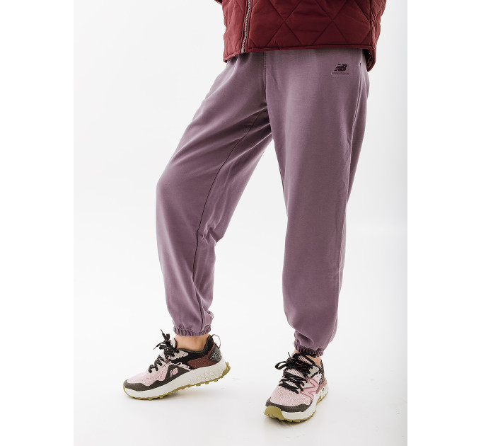 Жіночі Штани New Balance Athletics Remastered Фіолетовий L (7dWP31503SHW L)