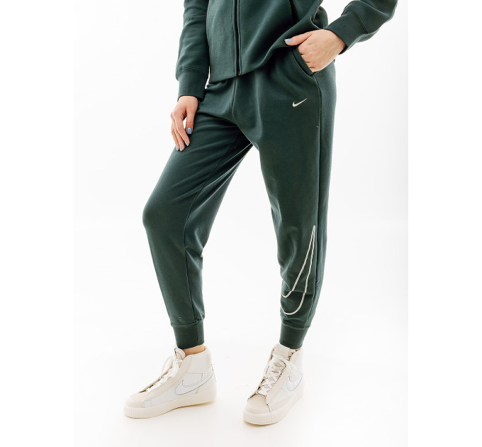 Жіночі Штани Nike ONE DF PANT PRO GRX Зелений M (7dFB5575-328 M)