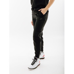 Жіночі Штани Nike W TCH FLC MR JGGR Чорний L (7dFB8330-010 L)
