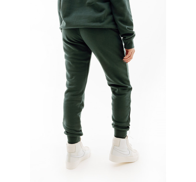 Жіночі Штани Nike NS CLUB FLC SHINE MR PANT Зелений M (7dFB8760-328 M)