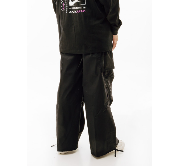 Жіночі Штани Nike W WVN OS PANT HR SW Чорний S (7dFV4969-010 S)