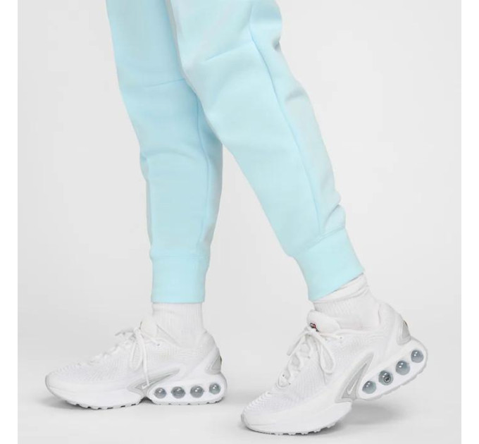 Жіночі Штани Nike W NSW TCH FLC MR JGGR Блакитний M (7dFB8330-474 M)