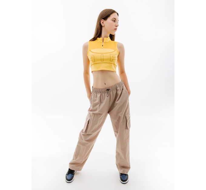 Жіночі Штани Nike W NSW ESSNTL WVN HR PNT CARGO Бежевий L (7dDO7209-272 L)