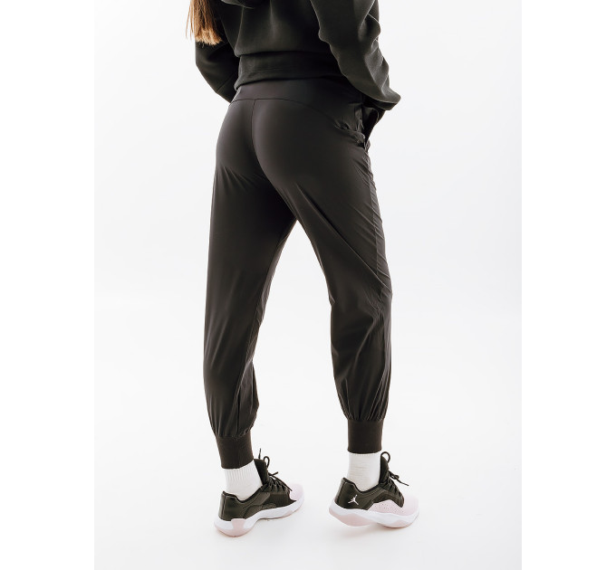 Жіночі Штани Nike 7/8 JOGGER Чорний S (7dDV9453-010 S)