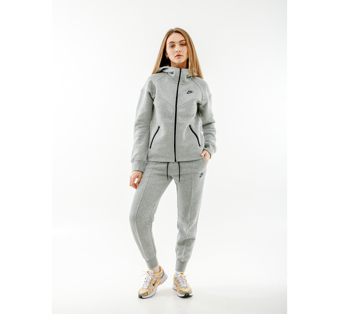 Жіночі Штани Nike NS TCH FLC MR JGGR Сірий XS (7dFB8330-063 XS)