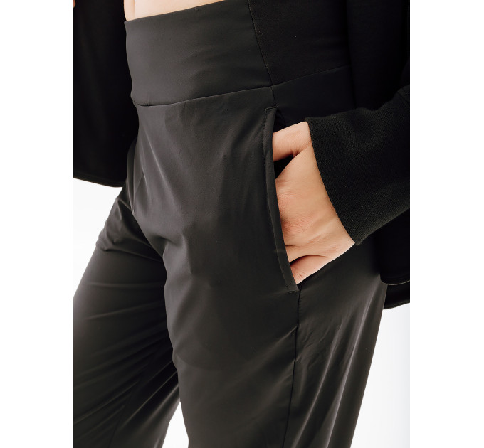 Жіночі Штани Nike 7/8 JOGGER Чорний XS (7dDV9453-010 XS)