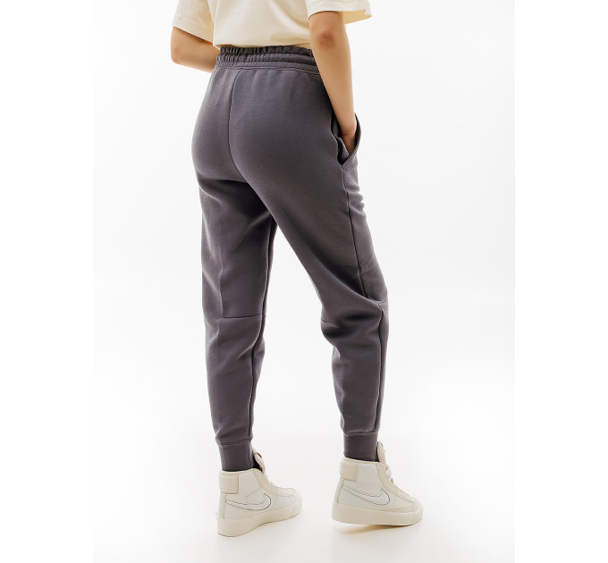 Жіночі Штани Nike W TCH FLC MR JGGR Синій M (7dFB8330-003 M)