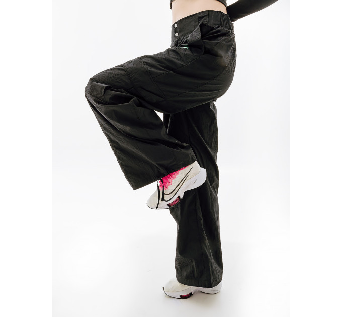 Жіночі Штани Nike W NSW WVN OS PANT HR SW Чорний M (7dFJ4934-010 M)