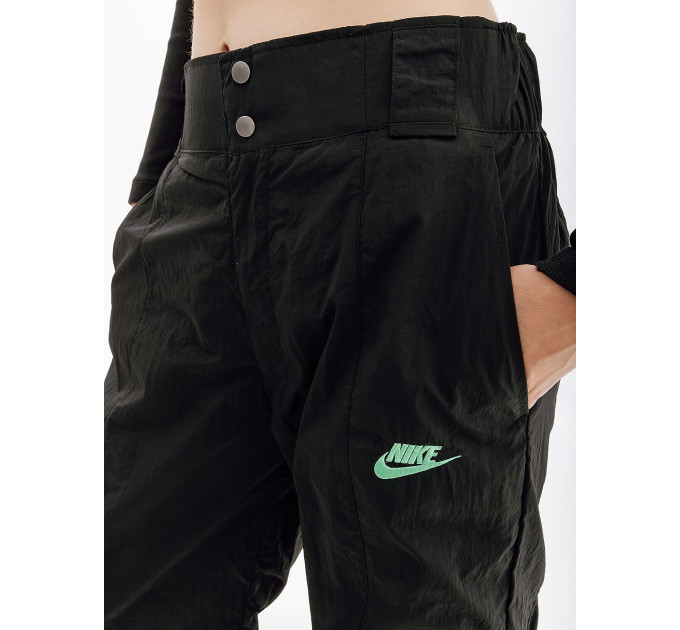 Жіночі Штани Nike W NSW WVN OS PANT HR SW Чорний M (7dFJ4934-010 M)