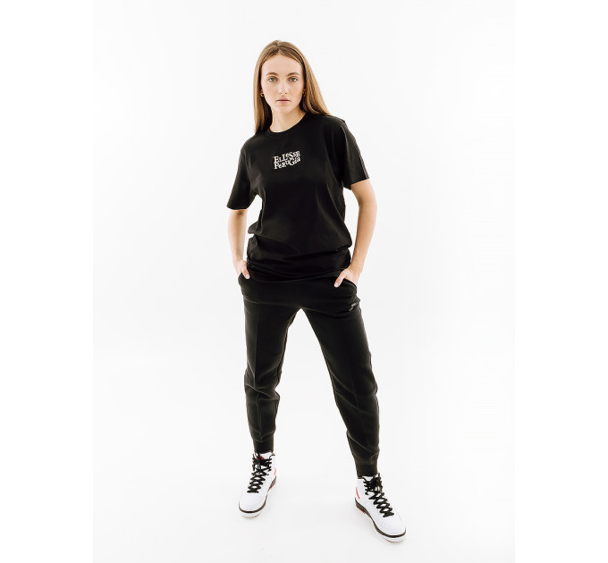 Жіночі Штани Nike W TCH FLC MR JGGR Чорний M (7dFB8330-010 M)