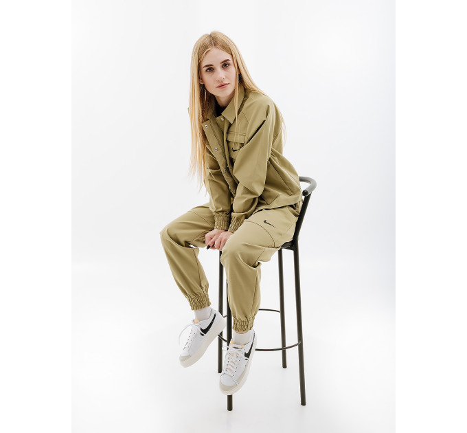 Жіночі Штани Nike W NSW SWSH PANT WVN Хакі L (7dFD1131-276 L)