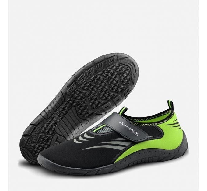 Аквашузи Aqua Speed MODEL 27A чорний, зелений 37 Жін 5908217675972