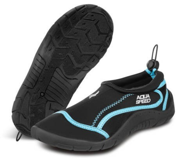 Аквашузи Aqua Speed Model 28C 9550 чорний, синій Уні 37 704-28C 37