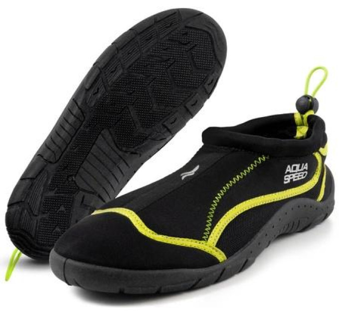 Аквашузи Aqua Speed AQUA SHOE MODEL 28B 61661 чорний, жовтий 36 704-78 36