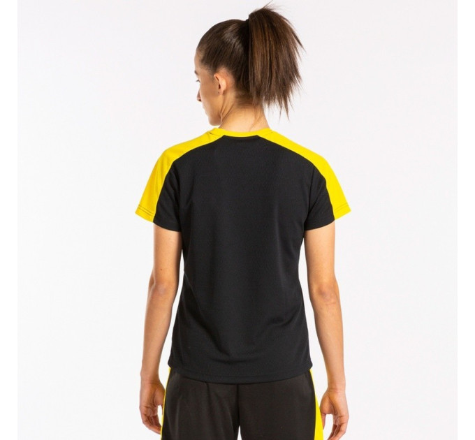 Футболка Joma ECO CHAMPIONSHIP SHORT SLEEVE T-SHIRT чорний,жовтий M 901690.109 M
