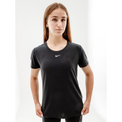 Жіноча Футболка Nike W NK ONE LUXE DF SS STD TOP Чорний L (7dDD0618-010 L)
