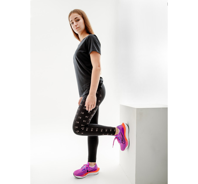 Жіноча Футболка Nike W NK ONE LUXE DF SS STD TOP Чорний L (7dDD0618-010 L)