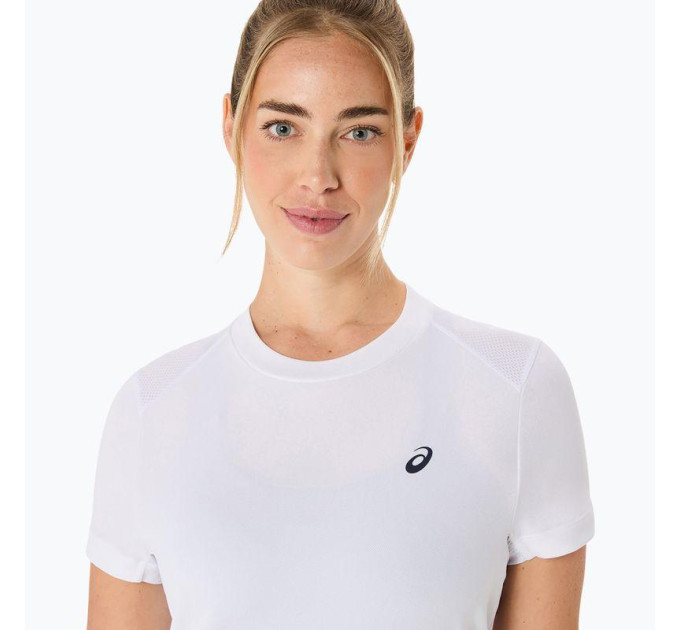 Жіноча Футболка Asics COURT SS TOP Білий M (2042A371-100 M)