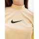 Жіноча Футболка Nike W NSW MOCK SS TEE TRRY MS Жовтий XS (7dFJ4894-294 XS)