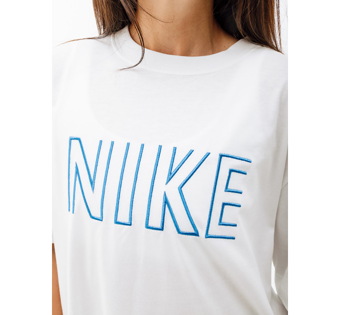 Жіноча Футболка Nike W NSW TEE BF SW Білий L (7dFJ4931-121 L)