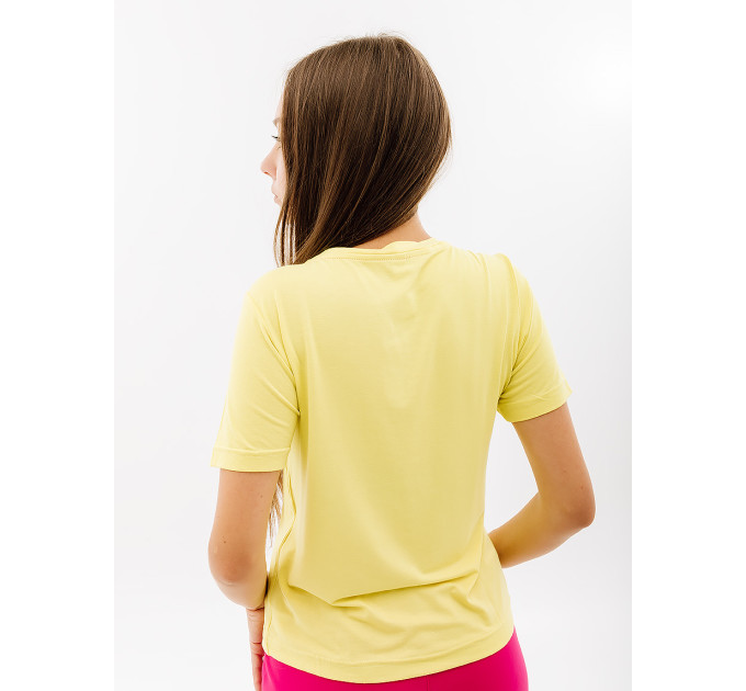 Жіноча Футболка AUSTRALIAN LOGO FLOWERS TEE JERSEY V Жовтий M (7dLSDTS0027-074 M)