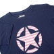 Жіноча Футболка JEEP T-SHIRT OVERSIZE STAR Striped Print Turn Синій S (O102613-A184 S)